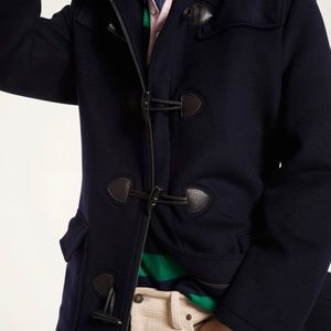 100% wool mens brooks brothers toggle coat